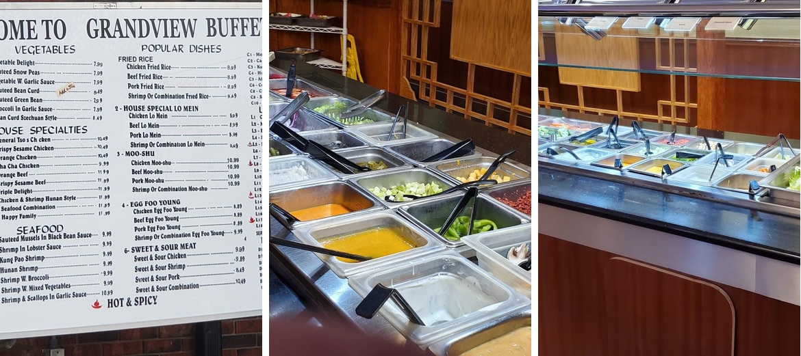 Grandview Buffet Menu