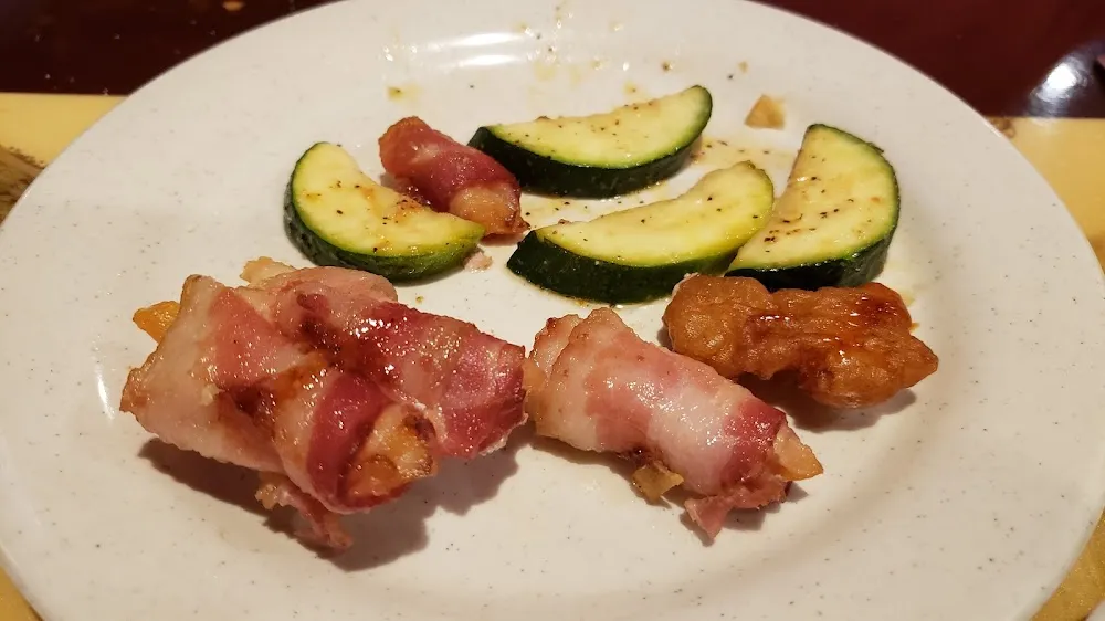 Squash Chicken Wrapped in Bacon